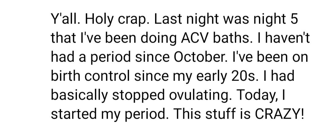 How Using Our Soap Bars and doing the ACV Method Is Changing Lives