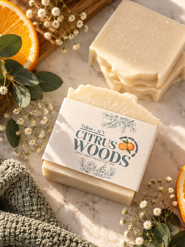 Citrus Woods  + Apple Cider Vinegar Soap