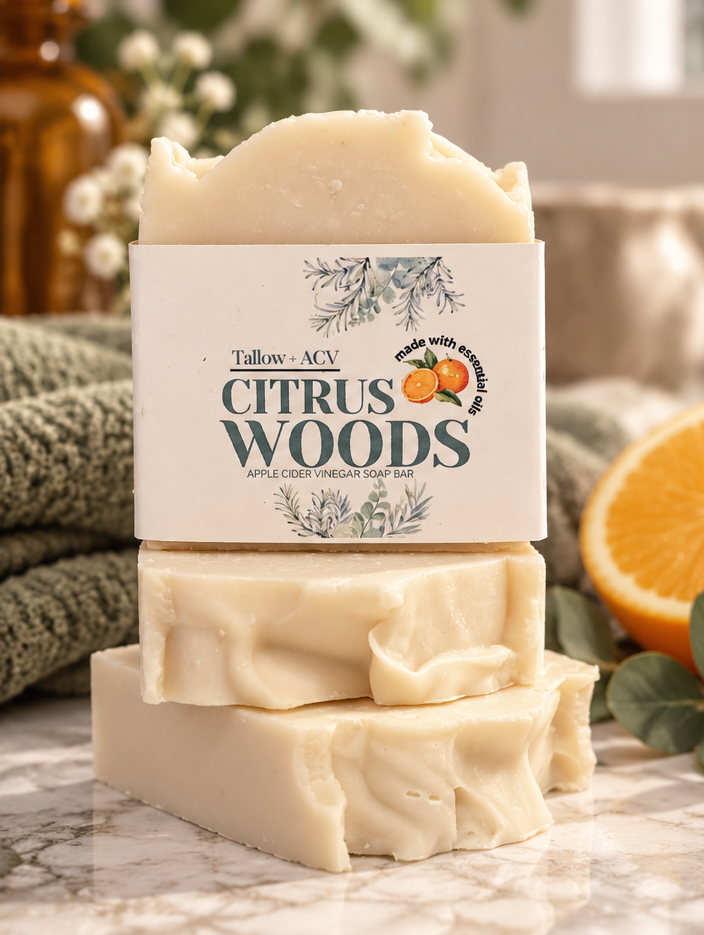 Citrus Woods  + Apple Cider Vinegar Soap