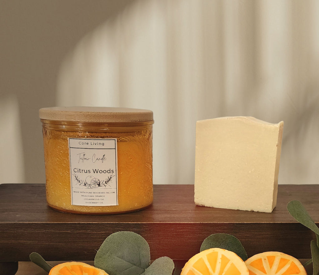 Citrus Woods Tallow Candle