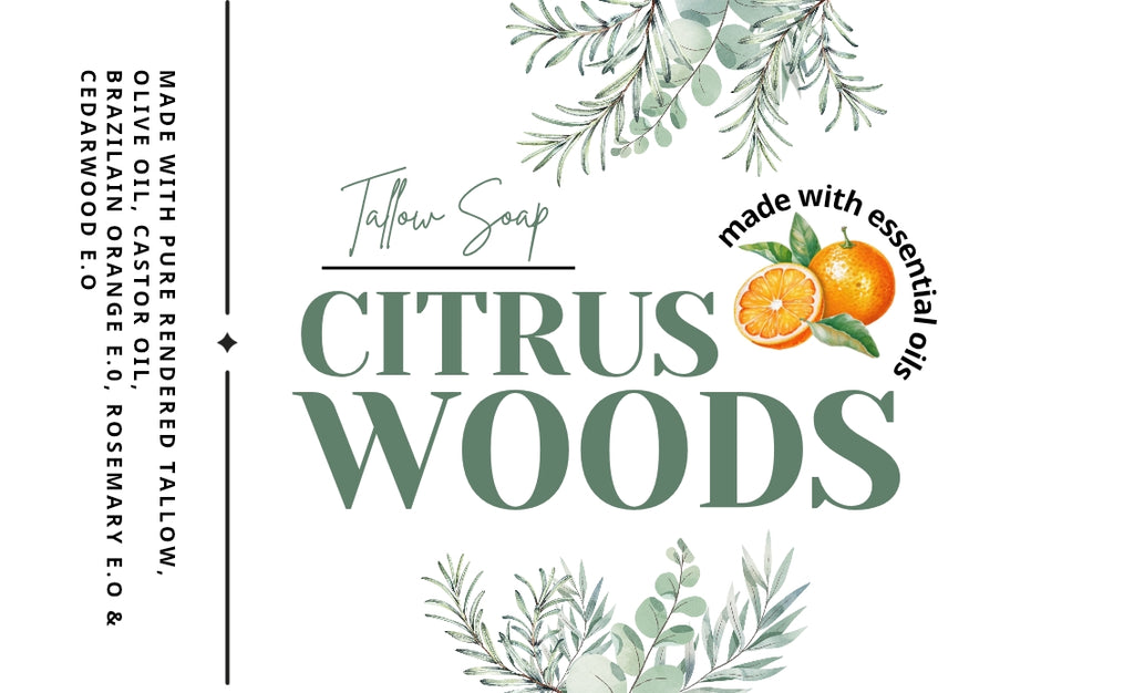 Citrus Woods  + Apple Cider Vinegar Soap