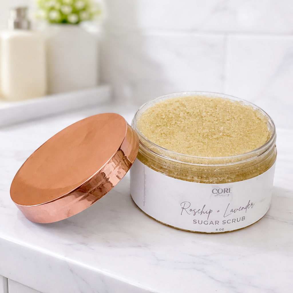 Rosehip Lavender Sugar Scrub