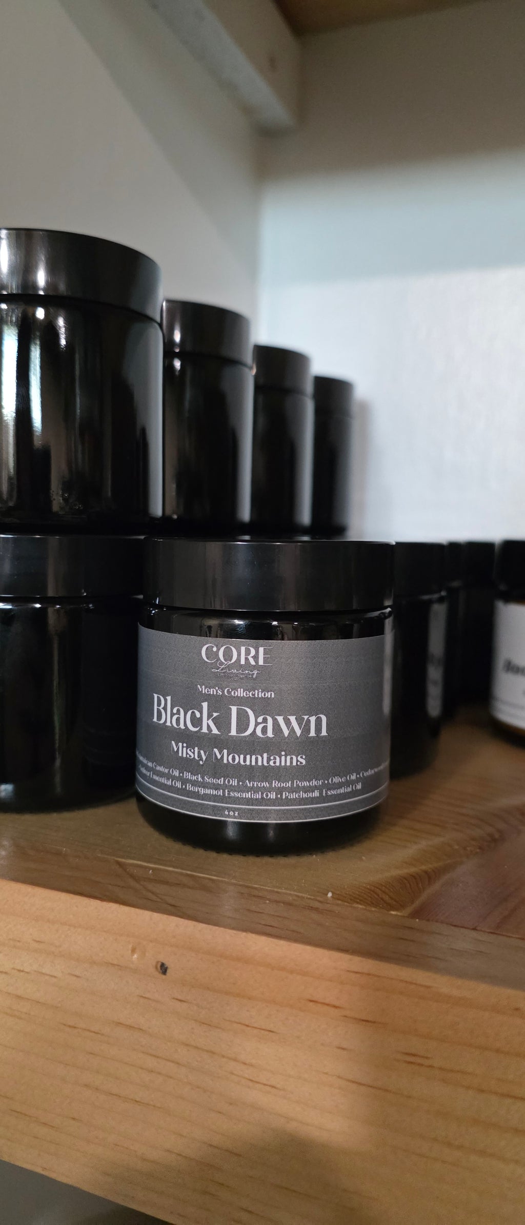 Misty Mountains Tallow Lotion | Black Dawn Men Collection