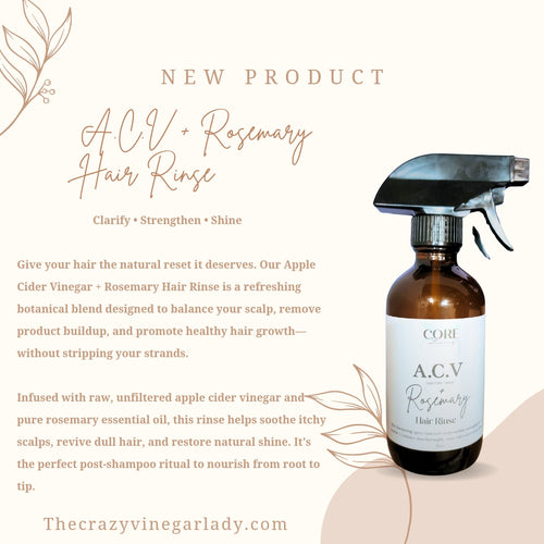 A.C.V + Rosemary Hair Rinse