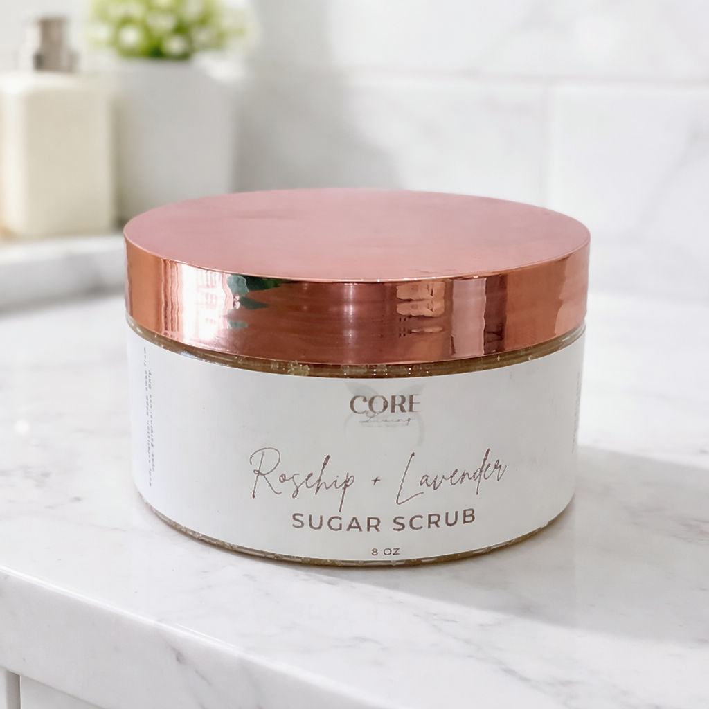 Rosehip Lavender Sugar Scrub