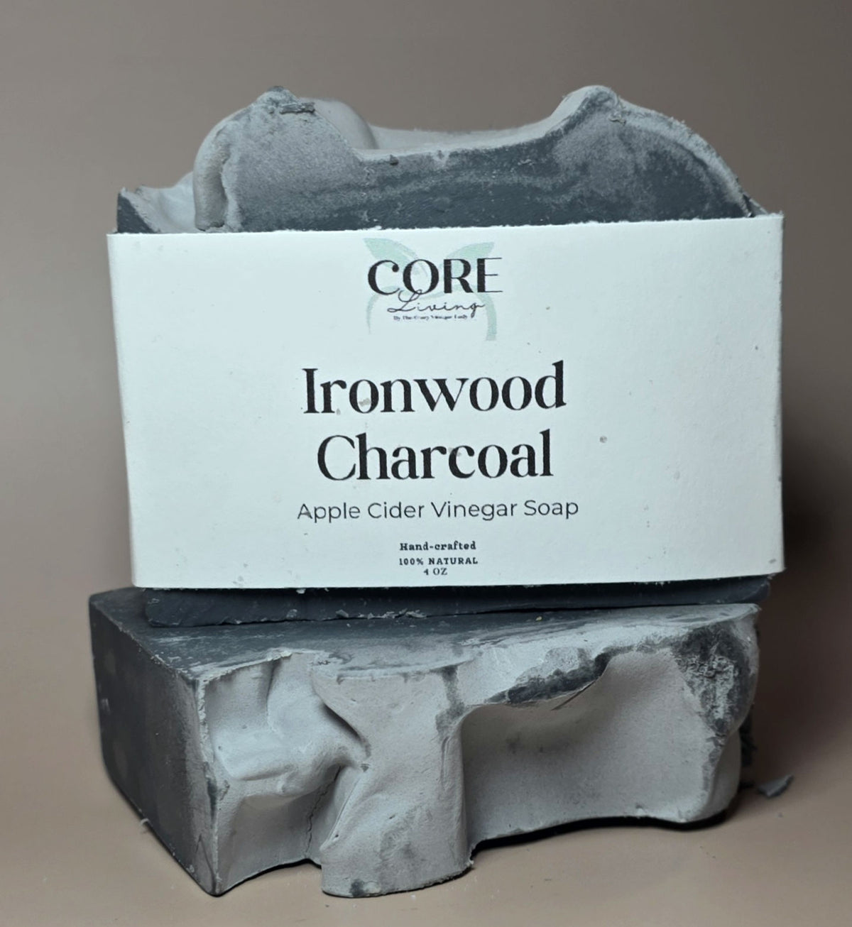 Ironwood Charcoal +ACV – Natural Detox Bar with Activated Charcoal