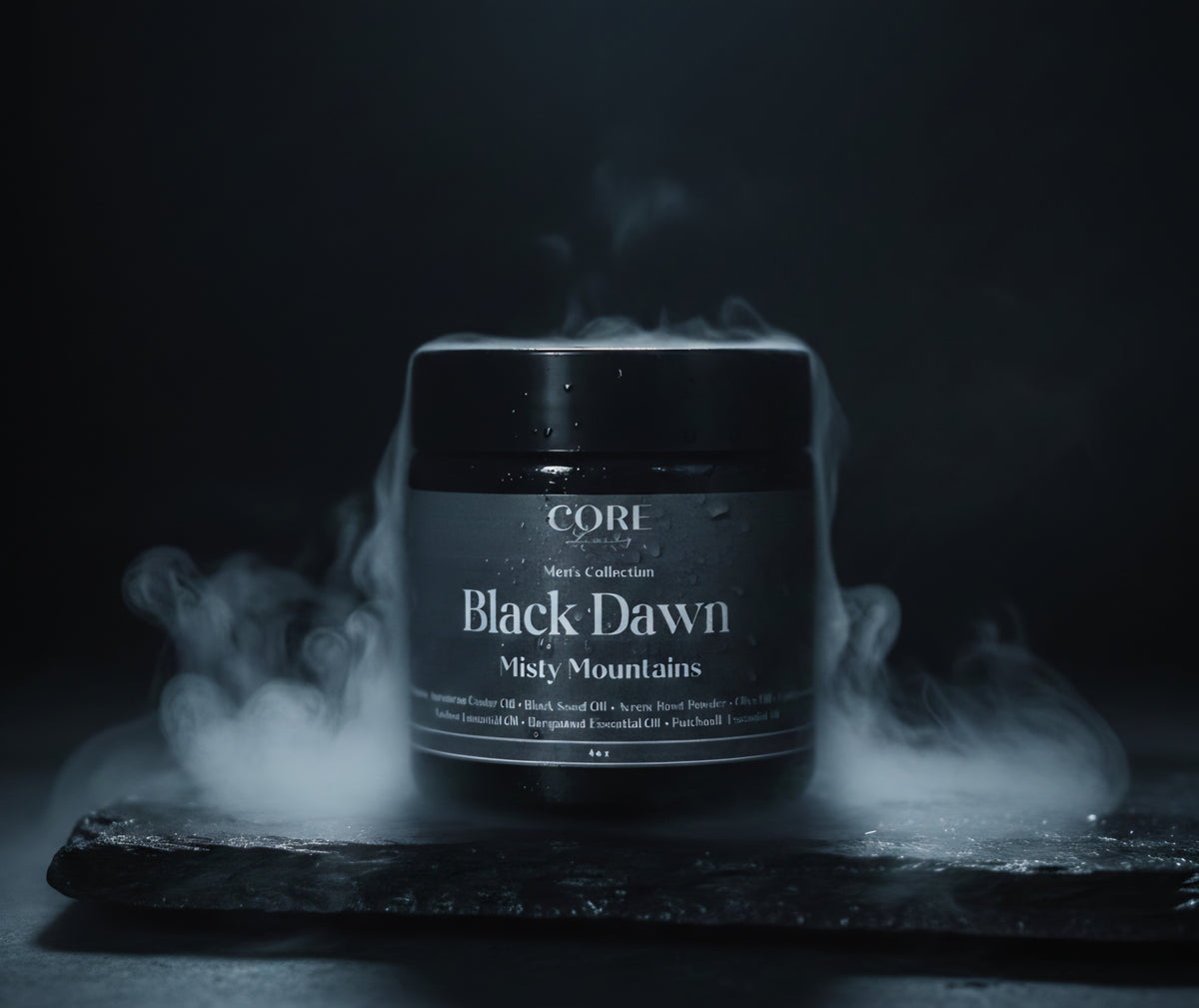 Misty Mountains Tallow Lotion | Black Dawn Men Collection