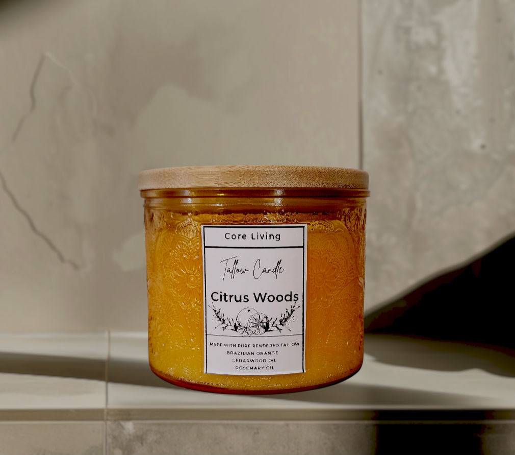 Citrus Woods Tallow Candle