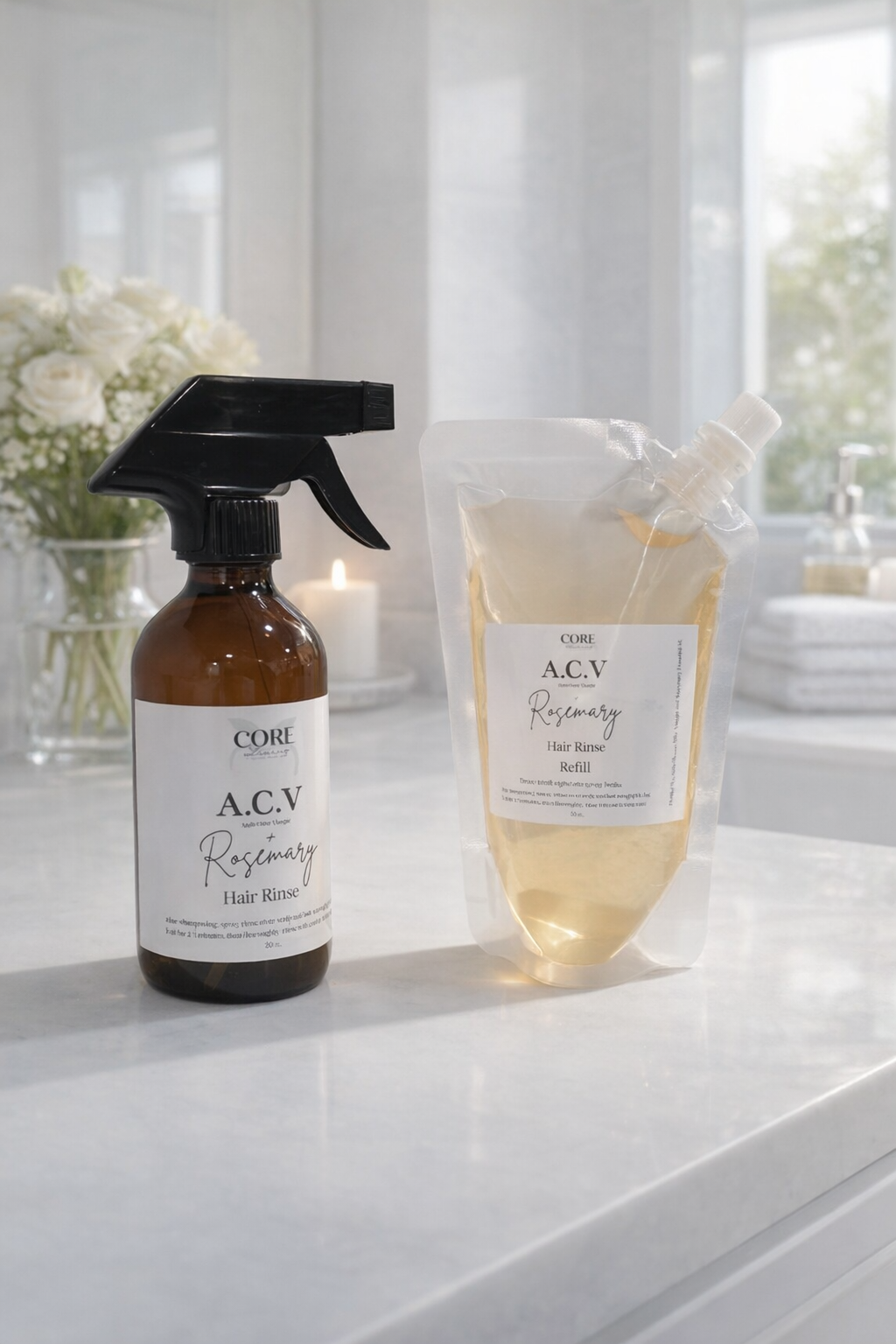A.C.V + Rosemary Hair Rinse