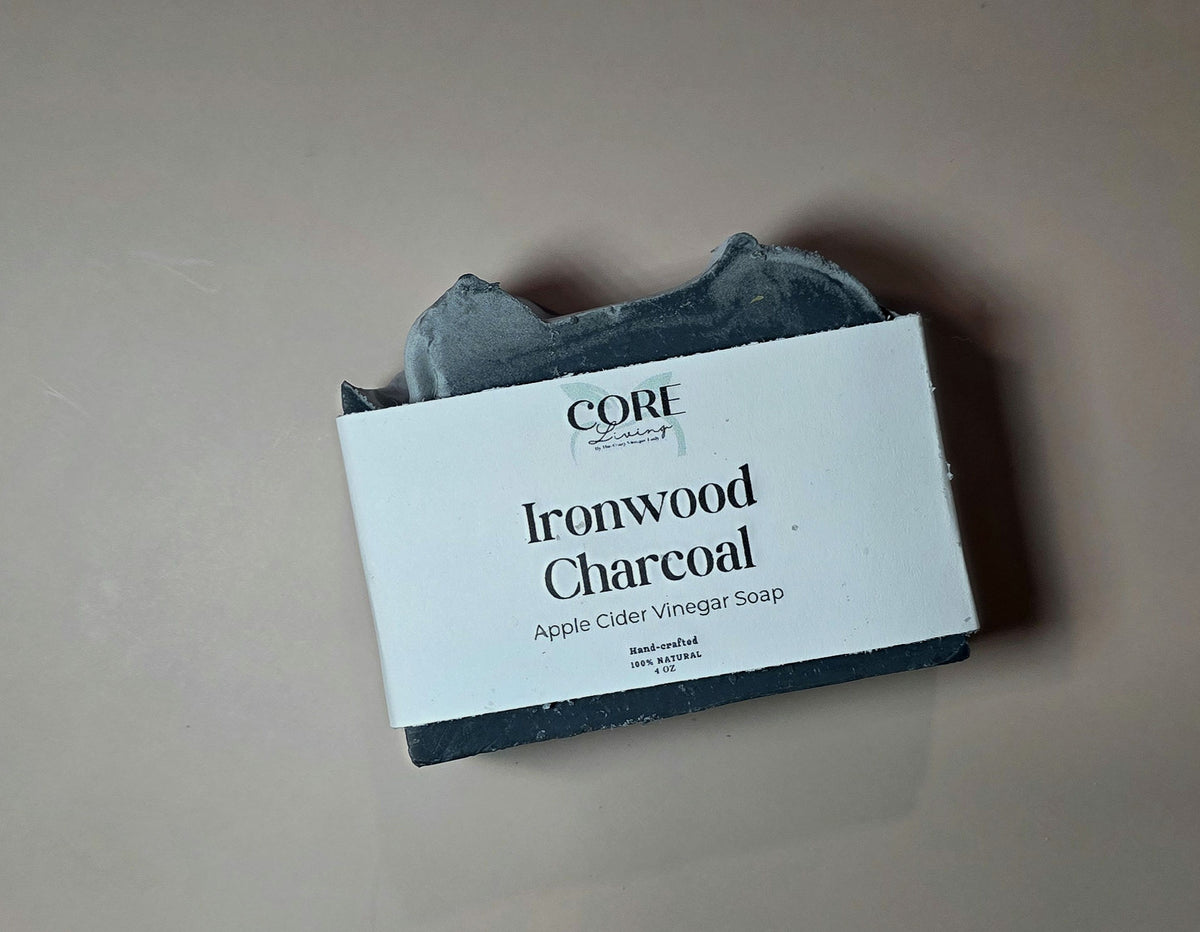 Ironwood Charcoal +ACV – Natural Detox Bar with Activated Charcoal
