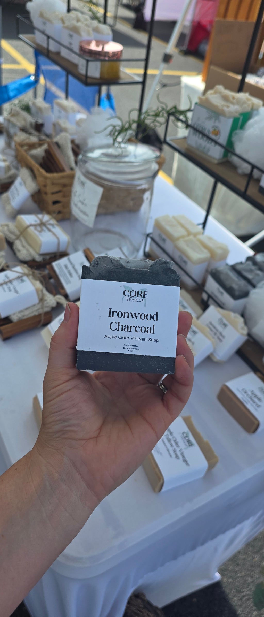 Ironwood Charcoal +ACV – Natural Detox Bar with Activated Charcoal